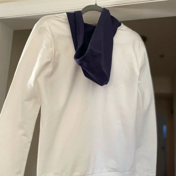 Women Polo Hooded Sweatshirt - Picture 4 of 4